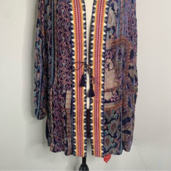 NWT Johnny Was Omo Burnout Kimono - Picture 11 of 14